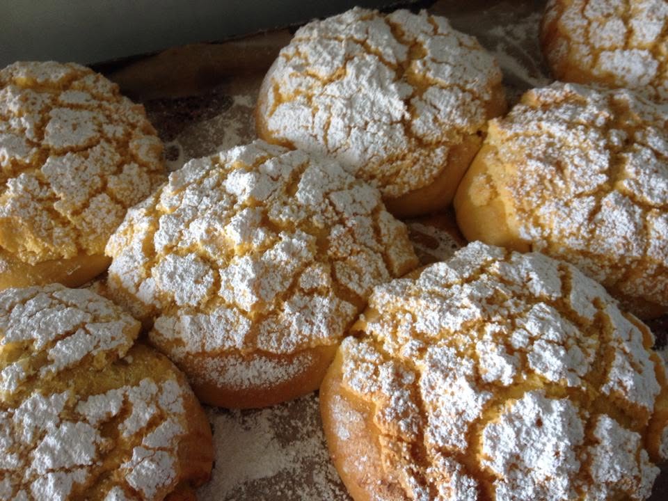 Bolinhos polvilhados